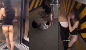 Public gạ trai lạ chịch trong thang máy tới hầm gửi xe 3 q73