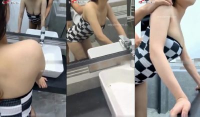 Sex Việt – Tranh thủ lúc đi mua sắm gạ luôn em tiếp viên và tolet doggy liên tục