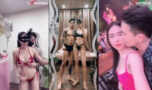 Tình 1 đêm cùng gái ngon trên bar kéo về phòng chờ thằng bạn qua rồi some P2 12 Tình 1 đêm
