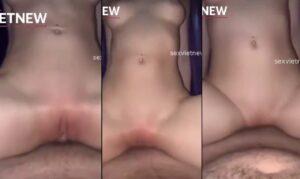 Tuyệt chiêu nhún nhảy của bé làm anh phọt ra tới 3 lần 💦 3 Sex Việt