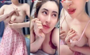 Gấu misa idol tiktok lộ hàng khủng trên livetream P1 3 Gấu misa